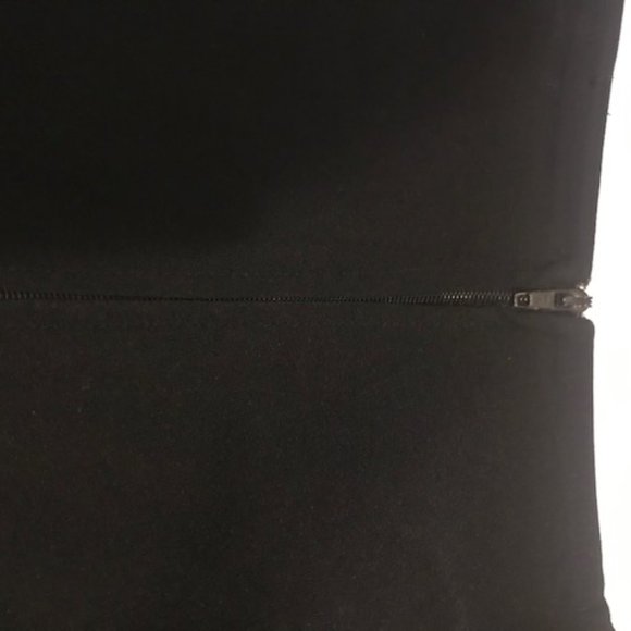 ENT Entrancy black crepe high low flare skirt 2X - Picture 3 of 4